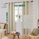 cortinas para ventanas medida 3x2.30 m