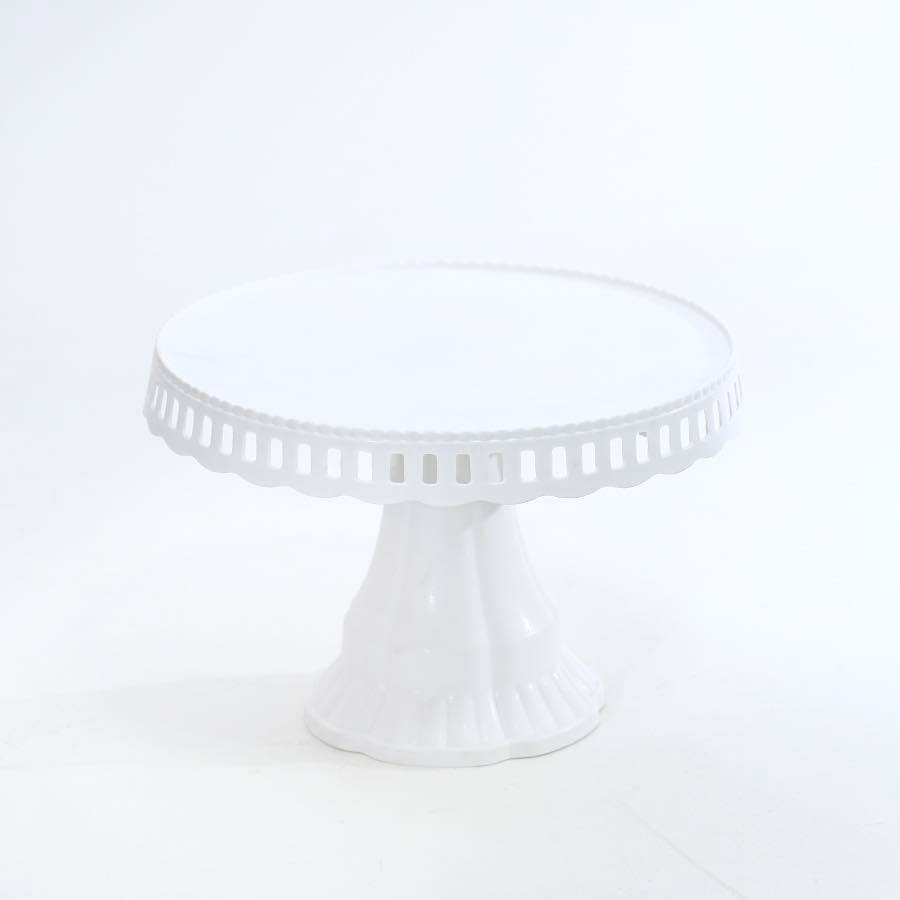 Soporte con base torta plástico 24 cm para decoraciones