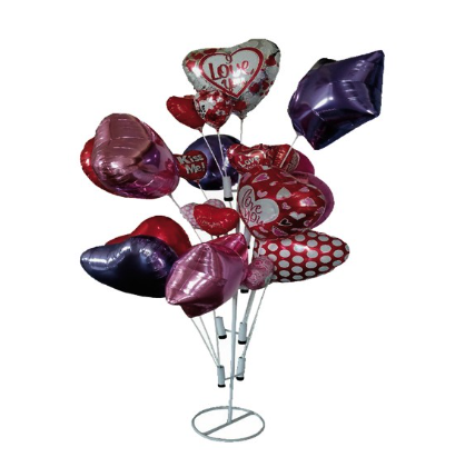 Porta globos metalicos