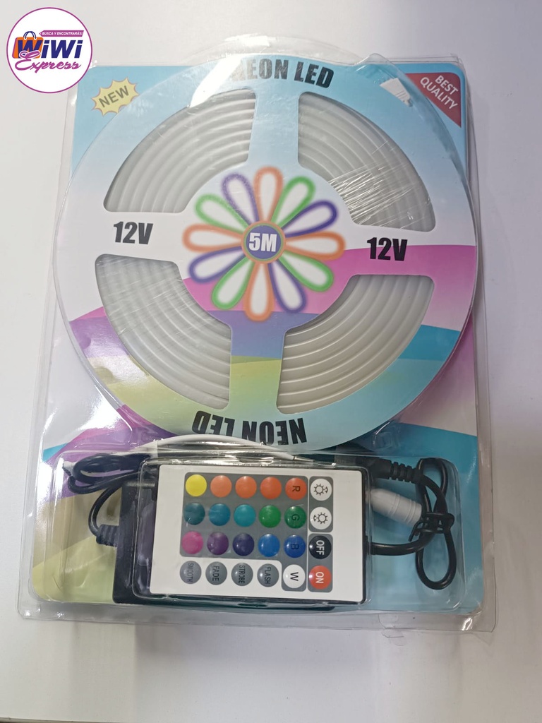 Tira Multicolores RBG 5m con control