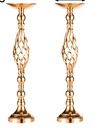 Floreros torneado para decoración 2 piezas