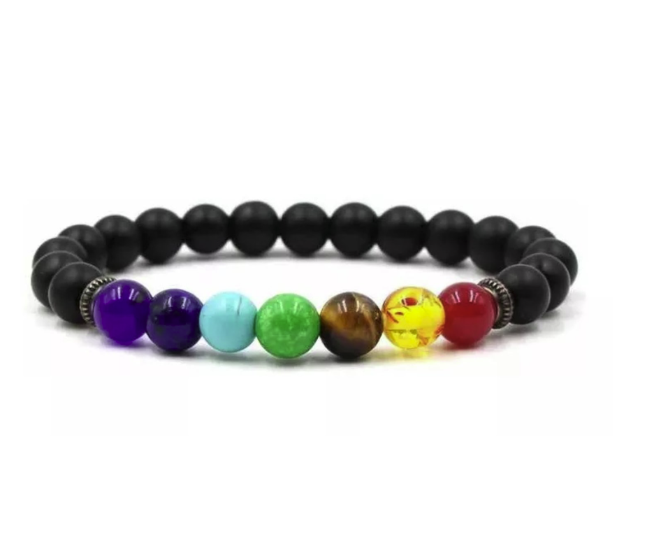 Pulsera de Piedras Naturales 7 Chakras – Quita Mala Vibra