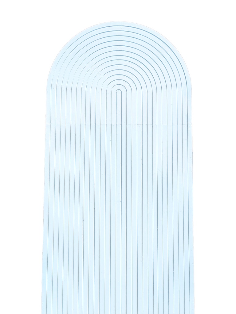 Puerta ranurada para decoraciones