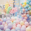 Bolsa de Globos Pasteles Nº 10