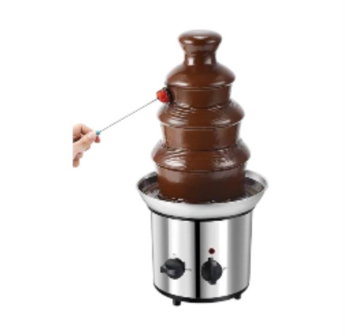 Chocolatera de 4 pisos cajón de 4 piezas