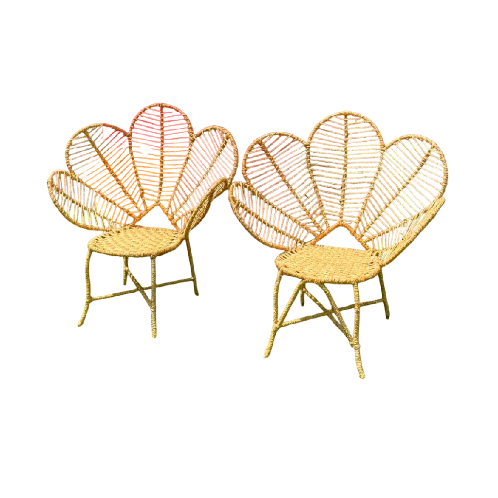 Silla Flor de Yute – Elegancia Natural para tus Decoraciones