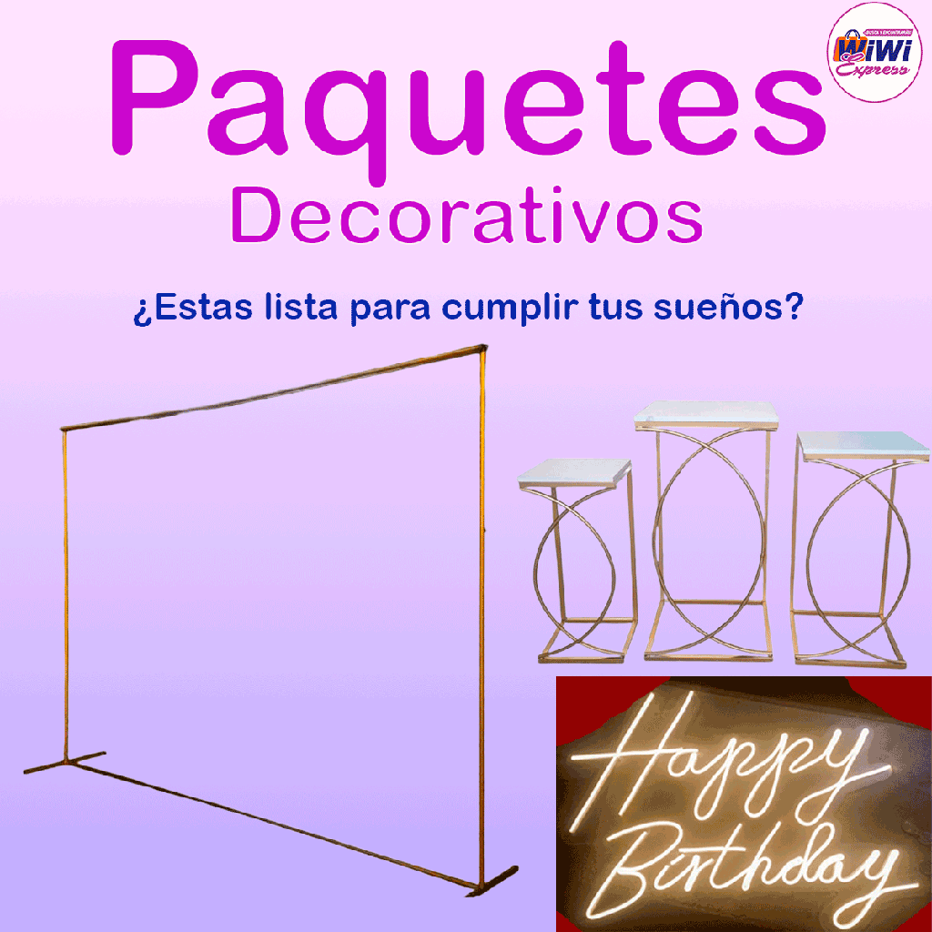 Combo decorativo inicial 4