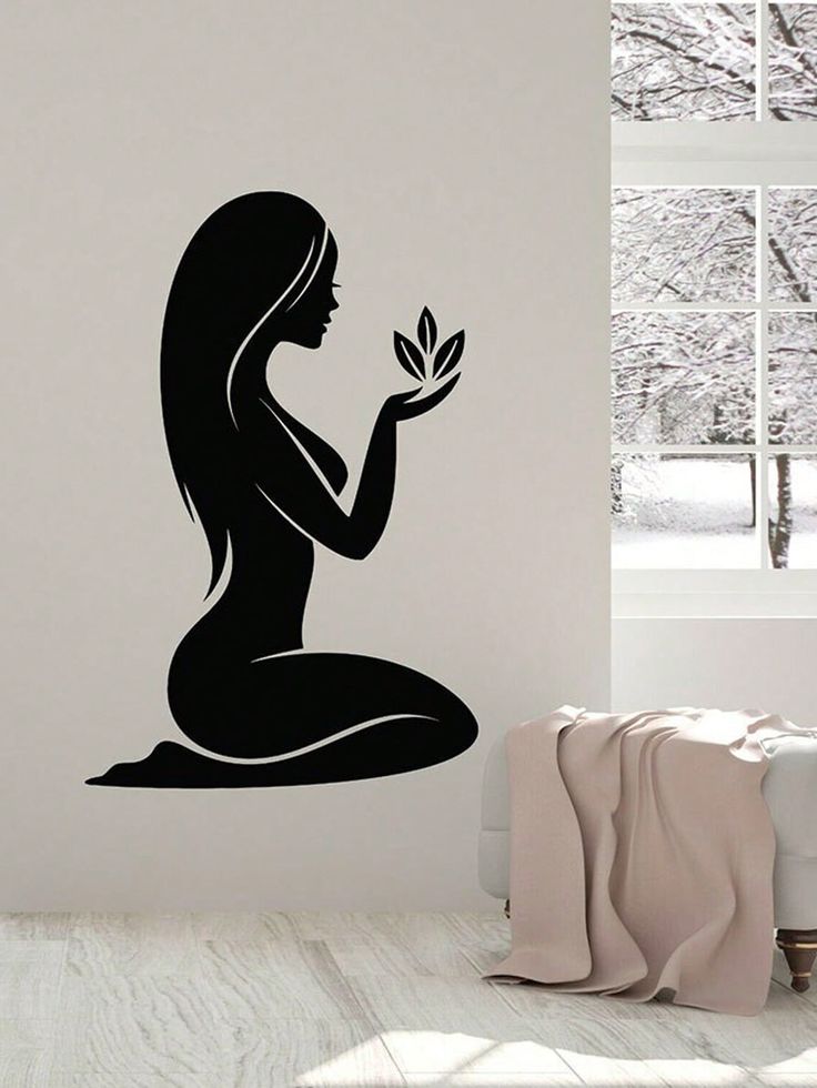 Silueta de vinil para pared 120x70 cm