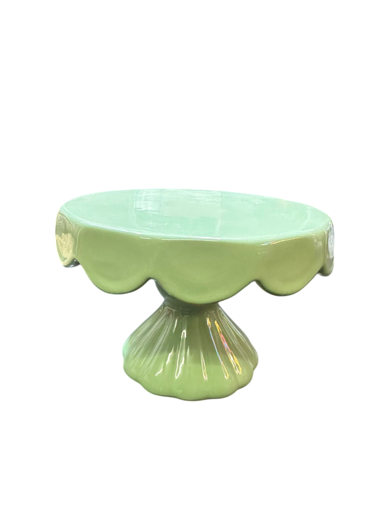 Porta torta de loza para decoraciones