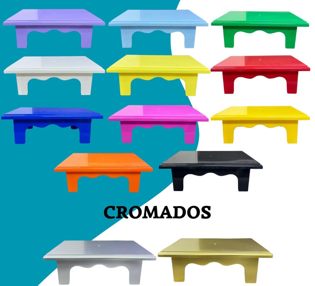 Porta Bocaditos Rectangular Decoración 12 unidades