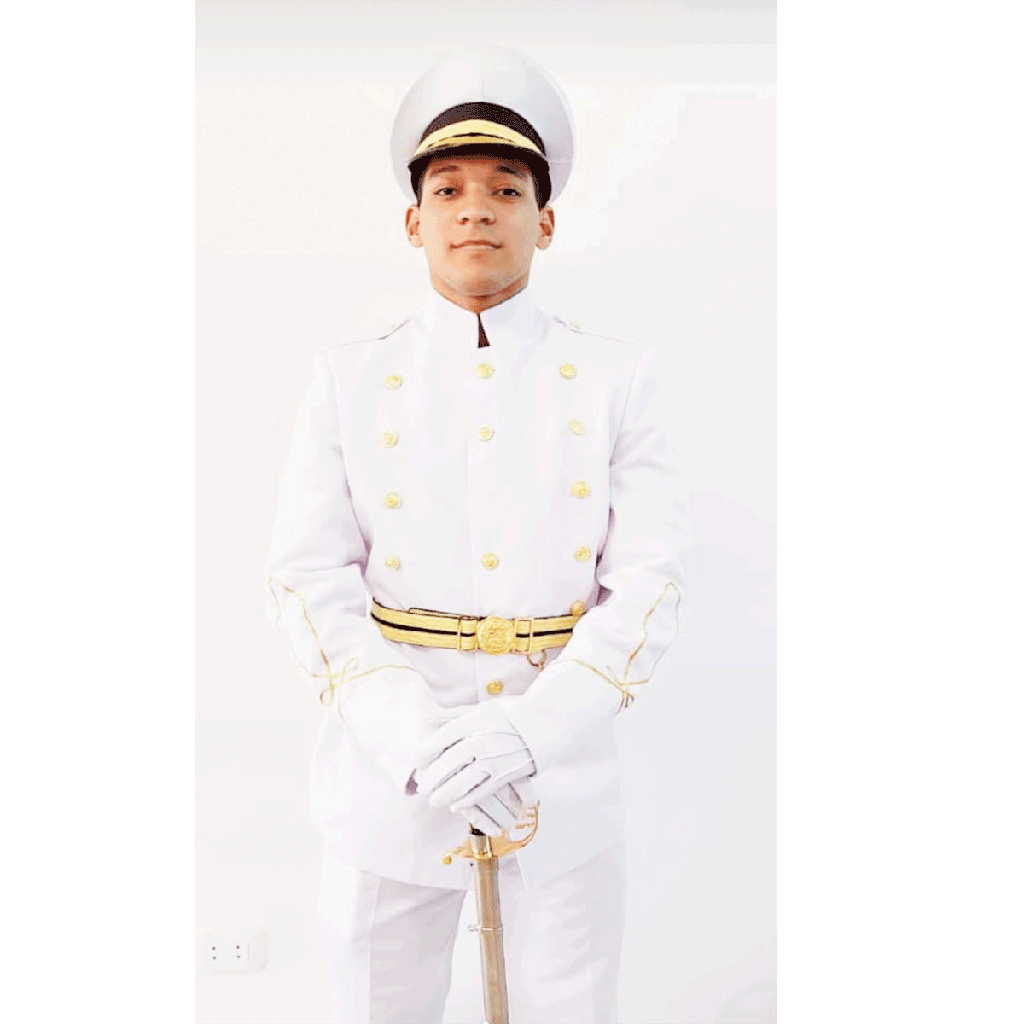 Uniforme de cadete para eventos y decoraciones