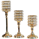 Juego de Candelabros de cuadritos 3 piezas