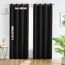 Cortinas para ventanas medida 3x2.30 m