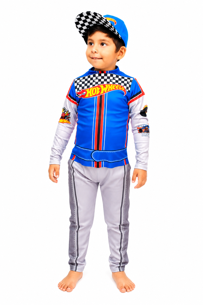 Disfraz de Hot Wheels – Tallas 4 a 12