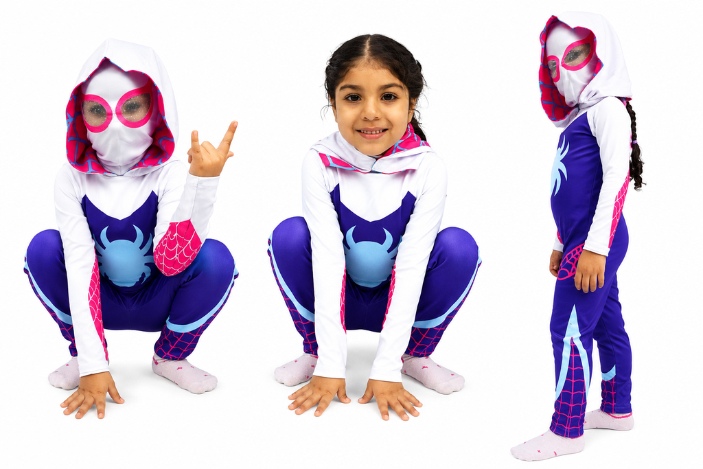 Disfraz de Mujer araña – Tallas 4 a 12