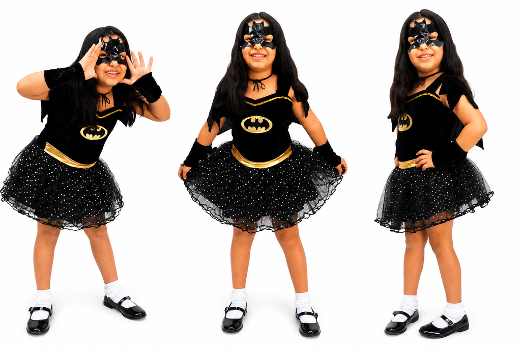Disfraz de Batichica para niñas – Tallas 4 a 12