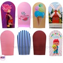 Sublimado o fundas para puerta 2x1 ovalada temáticas