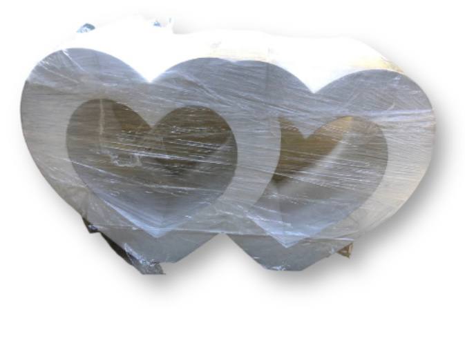 Mesas corazones ideal para decoraciones