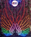 Alas multicolores de neón un 1.20 m