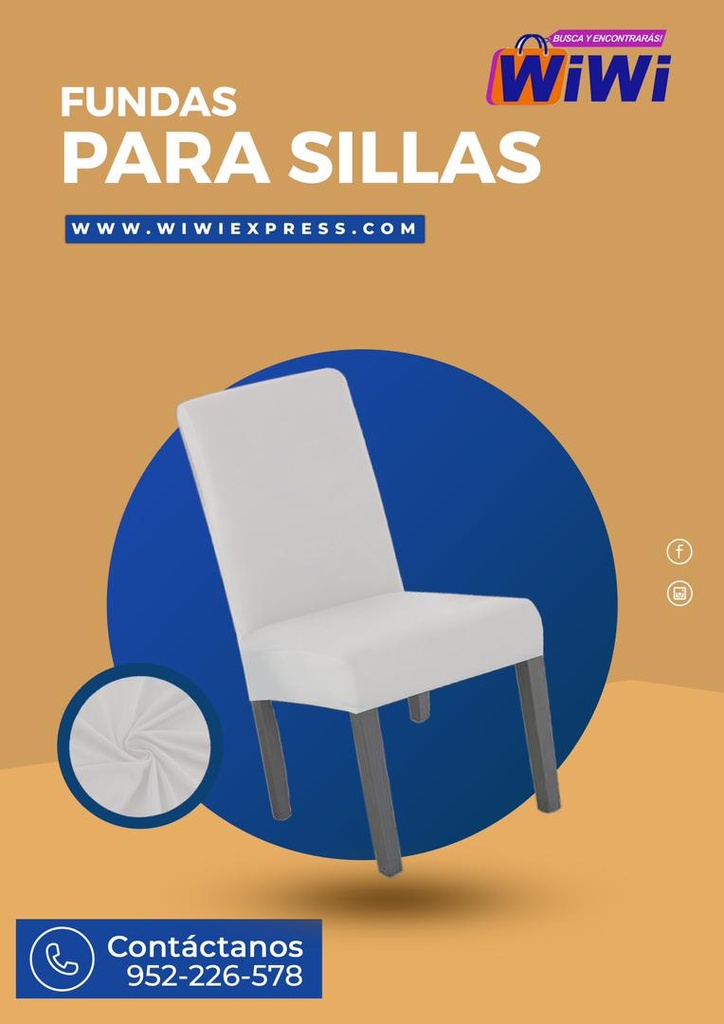 Fundas para sillas algodón licrado