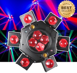 Helicóptero de Luz Beam láser de cabeza móvil.