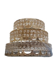 Juego de bandeja onda 2 filas