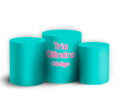 Funda de Cilindros unicolor  3 piezas