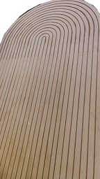 Puerta ranurada para decoraciones