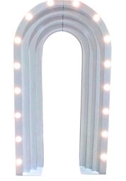Arco infinito de 2x1 m con focos para decoraciones
