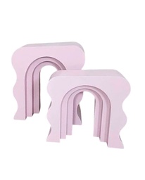 Mesa ondulada 80 cm alto unidad