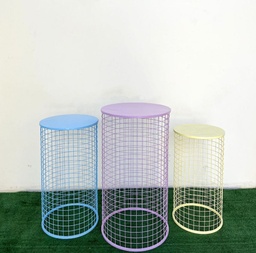 Juego de cilindros malla de tres unidades