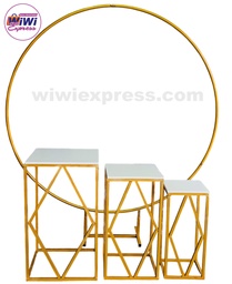 Mesas rombo 3 pieza para decoraciones