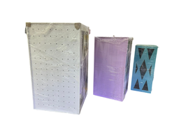 Juego de mesas 4 caras son 3 piezas para decoraciones