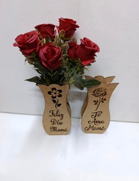 Floreros de trupan para regalos de mamá
