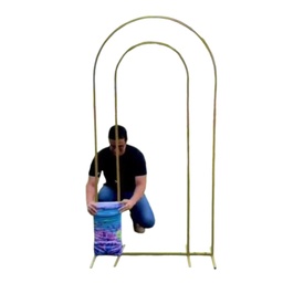 Puerta doble para entradas y caminos 2x1 m