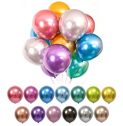 Globos Gigantes de 36 Pulgadas Decoración para Fiestas y Eventos cromados