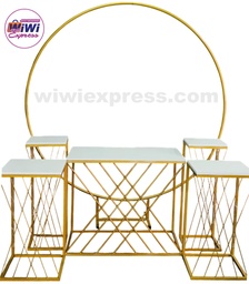 Mesas en forma de X 5 piezas para decoraciones