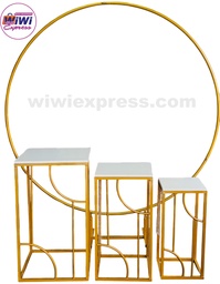 Mesa media Luna de 3 piezas