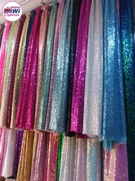 Tela lentejuela chicas unicolor